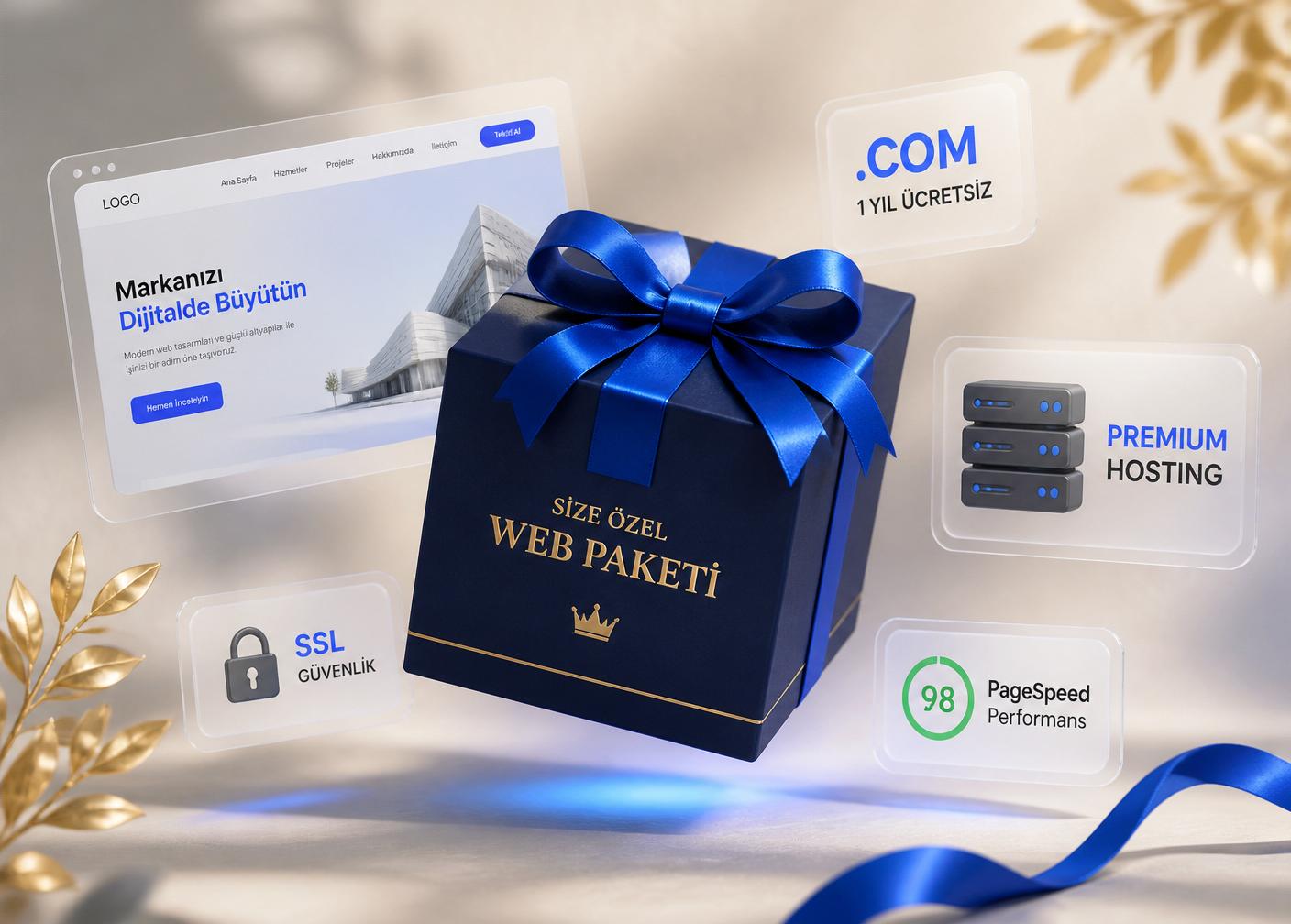 1 yıl ücretsiz domain ve hosting hediye görseli